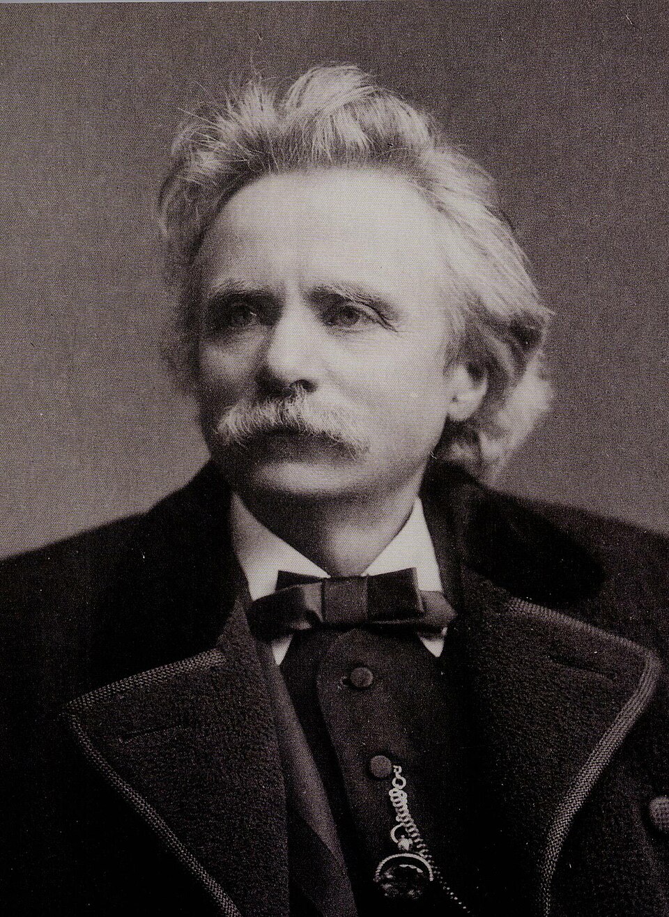 Portrait of Edvard Grieg.
